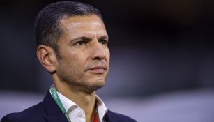 Jaime Lozano en el partido ante Honduras en el Azteca