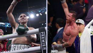 David Benavidez pide a Saúl Álvarez tras noquear a Demetrius: "Canelo, vamos a darle"