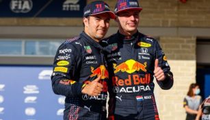 Sergio Pérez y Max Verstappen con Red Bull 