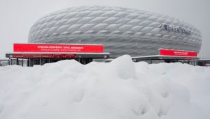 El recinto de los bávaros cubierto de nieve 