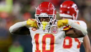 Pacheco en partido con Chiefs 