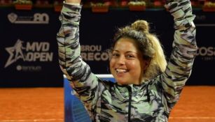 Renata Zarazúa, primera mexicana en ganar un torneo WTA tras conquistar el Montevideo Open