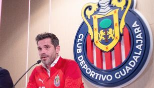 El argentino en rueda de prensa con Chivas 