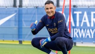 Keylor Navas recibe emotivo mensaje de su esposa en su primer entrenamiento del 2024