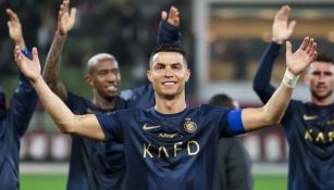Ronaldo celebra un gol con el Al-Nassr
