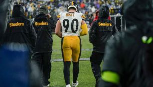 ¡Baja importante! TJ Watt salió lesionado en la victoria de Pittsburgh 