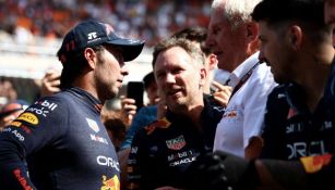 Checo recibió el apoyo de Christian Horner