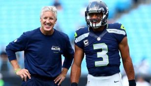 ¡Juntos de nuevo! Russell Wilson y Pete Carroll se reencontraron 