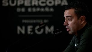 Xavi Hernández previo al juego ante el Real Madrid