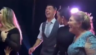 Cristiano y Georgina en la fiesta 