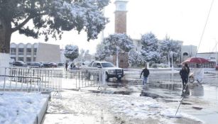 ¡Chihuahua congelada! Por frentes fríos caen nevadas en el estado 