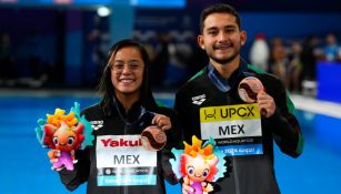 ¡Bronce para México! Alejandra Estudillo y Kevin Berlín consiguen medalla en plataforma de 10 metros