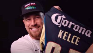 Travis Kelce felicita al América por la 14 previo al Super Bowl 2024