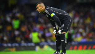 Guzmán en el partido contra América 