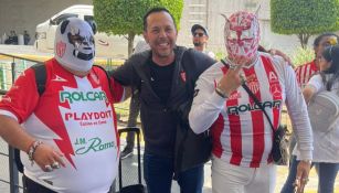 Afición de Necaxa recibe al equipo