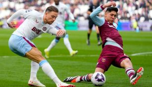 Edson Álvarez juega los 90 minutos en el empate entre West Ham y Aston Villa