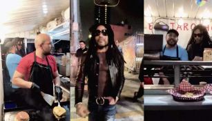 Lenny Kravitz pasea por la Ciudad de México y acaba en puesto callejero de hamburguesas