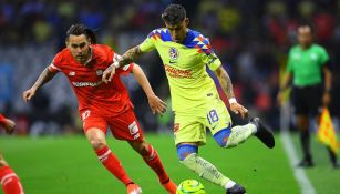 Toluca enfrentó a América en la cancha del Estadio Azteca