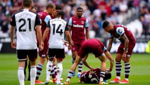 Edson Álvarez manda al hospital a compañero del West Ham tras brutal golpe