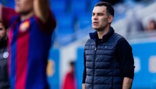 Márquez entrenando al Barcelona B