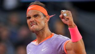 Rafa Nadal pregunta por el resultado del Real Madrid a la mitad de su juego en el Mutua Open