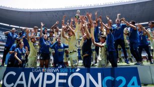 Hijos de Santiago Baños y Chucho Benítez se coronan Campeón con América Sub 14