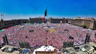 Se registraron enfrentamientos entre los asistentes a la concentración ciudadana con miembros de la CNTE