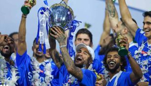 Neymar festejó el título de Al Hilal a pesar de perderse toda la temporada