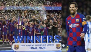 ¡No olvida su pasado culé! Leo Messi felicitó al Barcelona Femenil por el título de Champions League