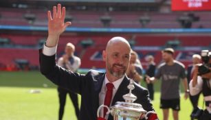 Ten Hag celebra la FA Cup