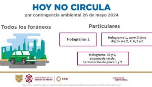 Se mantiene Contingencia Ambiental y Doble Hoy No Circula en CDMX y Edomex