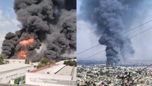 Reportan incendio fuera de control en fábrica de Ecatepec