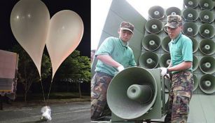 Corea del Norte ha enviado globos llenos de heces a Corea del Sur