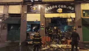 Reportan explosión e incendio en el Salón Corona de la Ciudad de México