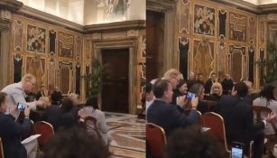Jimmy Fallon es aparentemente regañado en el Vaticano