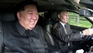 Vladimir Putin y Kim Jong-un