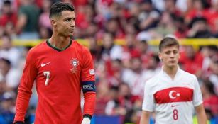 Cristiano Ronaldo y Arda Guler en el encuentro de la Euro