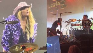 VIDEO: Paulina Rubio regaña a su baterista en medio de un concierto