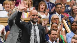 Pep Guardiola en Wimbledon