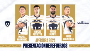 Pumas presenta a sus refuerzos