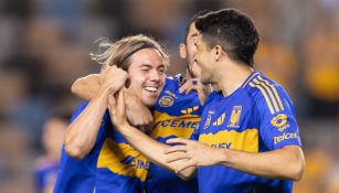 Tigres celebra la victoria ante Puebla