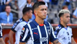 Maxi Meza, en un encuentro reciente con Rayados