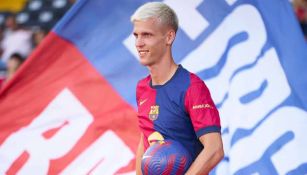 Dani Olmo es presentado como refuerzo ante la afición de Barcelona