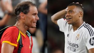 Kylian Mbappé obsequió su jersey a Rafael Nadal