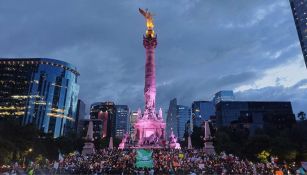 Reforma al Poder Judicial: Jueces y magistrados se manifiestan en el Ángel de la Independencia 