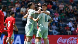 México Sub 23 goleó 4-1 a Panamá en el primero de sus dos partidos