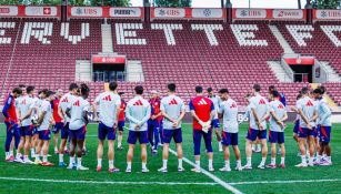 España se prepara para jugar ante Suiza