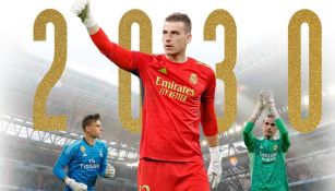 ¡Renovado! Andriy Lunin firma extensión de contrato con Real Madrid