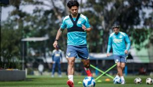 Víctor Dávila ya tuvo su primer entrenamiento como jugador de América