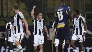 Udinese remonta para vencer al Parma y ya son líderes de la Serie A